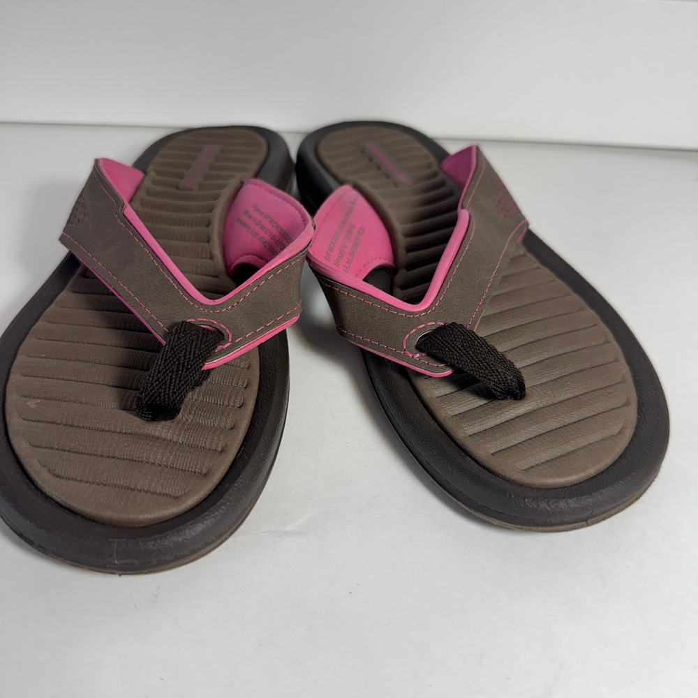 Academy D'Rageous Women's Flip Flops Pink Thong Sandals‎ Comfort Casual Shoes 6